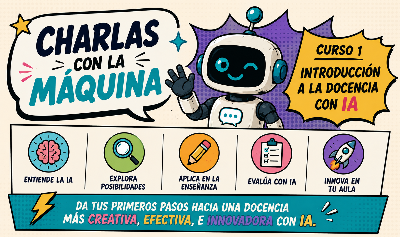 Charlas con la máquina: Introducción a la docencia con IA